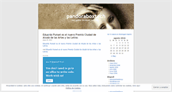 Desktop Screenshot of pandoraboxtech.wordpress.com