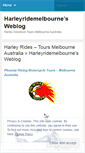 Mobile Screenshot of harleyridemelbourne.wordpress.com