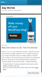 Mobile Screenshot of gayworldsdotcom.wordpress.com