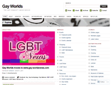 Tablet Screenshot of gayworldsdotcom.wordpress.com