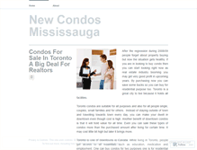 Tablet Screenshot of newcondosmississauga.wordpress.com