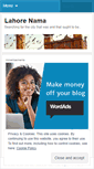 Mobile Screenshot of lahorenama.wordpress.com