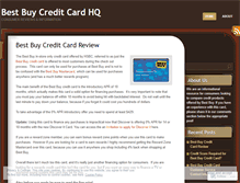 Tablet Screenshot of bestbuycreditcardhq.wordpress.com