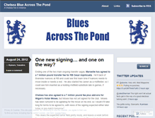 Tablet Screenshot of bluesacrossthepond.wordpress.com