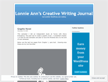 Tablet Screenshot of lonnieann.wordpress.com