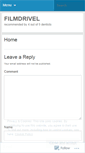 Mobile Screenshot of filmdrivel.wordpress.com
