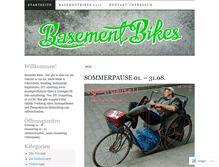 Tablet Screenshot of basementbikes.wordpress.com