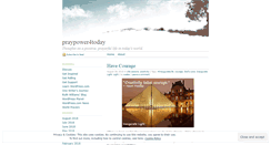 Desktop Screenshot of praypower4today.wordpress.com