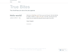 Tablet Screenshot of oncebittennewsbite.wordpress.com