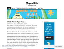 Tablet Screenshot of mayankids.wordpress.com
