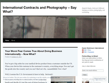 Tablet Screenshot of karendickinsoninternational.wordpress.com