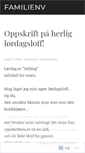 Mobile Screenshot of familienv.wordpress.com