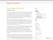 Tablet Screenshot of motorhomesforsale.wordpress.com