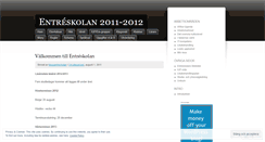 Desktop Screenshot of entreskolanarbetsomrade.wordpress.com