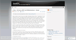 Desktop Screenshot of jasonhnz.wordpress.com