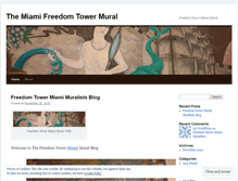 Tablet Screenshot of freedomtowermiamimural.wordpress.com