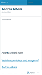 Mobile Screenshot of andreaalbani.wordpress.com