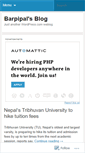 Mobile Screenshot of barpipal.wordpress.com