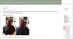 Desktop Screenshot of jeannasuniversum.wordpress.com
