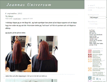 Tablet Screenshot of jeannasuniversum.wordpress.com