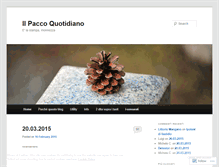 Tablet Screenshot of ilpaccoquotidiano.wordpress.com