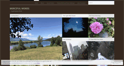 Desktop Screenshot of mercifulwords.wordpress.com