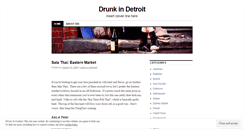 Desktop Screenshot of drunkindetroit.wordpress.com