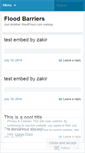 Mobile Screenshot of floodbarriers.wordpress.com