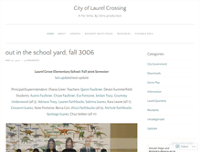 Tablet Screenshot of laurelcrossing.wordpress.com