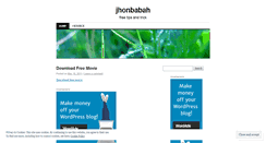 Desktop Screenshot of jhonbabah.wordpress.com
