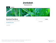 Tablet Screenshot of jhonbabah.wordpress.com
