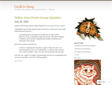 Tablet Screenshot of caulkischeap.wordpress.com