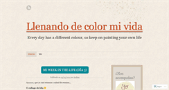 Desktop Screenshot of coloreandomivida.wordpress.com