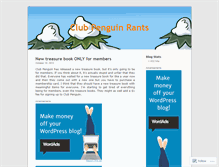 Tablet Screenshot of clubpenguinphp.wordpress.com