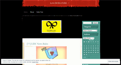 Desktop Screenshot of loveindacube.wordpress.com