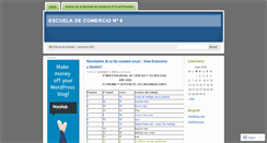 Desktop Screenshot of comercio6.wordpress.com