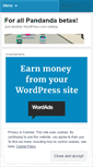 Mobile Screenshot of pandandabetacheats.wordpress.com