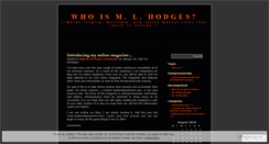Desktop Screenshot of mlhodges.wordpress.com