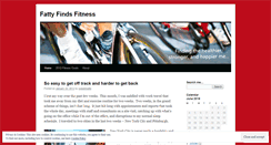 Desktop Screenshot of fattyfindsfitness.wordpress.com