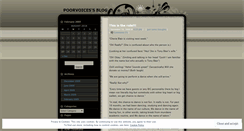 Desktop Screenshot of poorvoices.wordpress.com