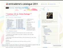 Tablet Screenshot of emtrademe.wordpress.com