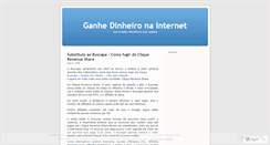 Desktop Screenshot of ganhedolares.wordpress.com