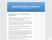 Tablet Screenshot of ganhedolares.wordpress.com