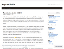 Tablet Screenshot of napturalstella.wordpress.com