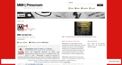 Desktop Screenshot of mmhpress.wordpress.com