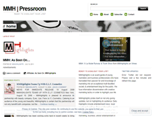 Tablet Screenshot of mmhpress.wordpress.com