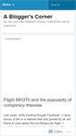 Mobile Screenshot of abloggerscorner.wordpress.com