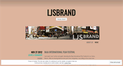Desktop Screenshot of ljsbrand.wordpress.com