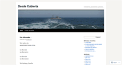 Desktop Screenshot of desdecubierta.wordpress.com