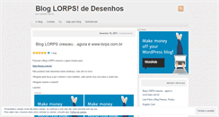 Desktop Screenshot of lorps.wordpress.com